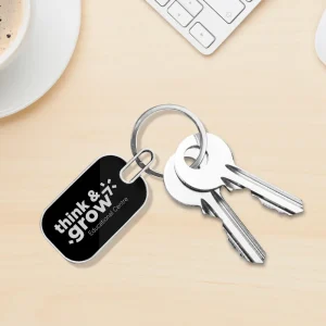 Oval Metal Keychains