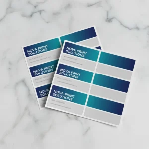 Visiting Card Stickers